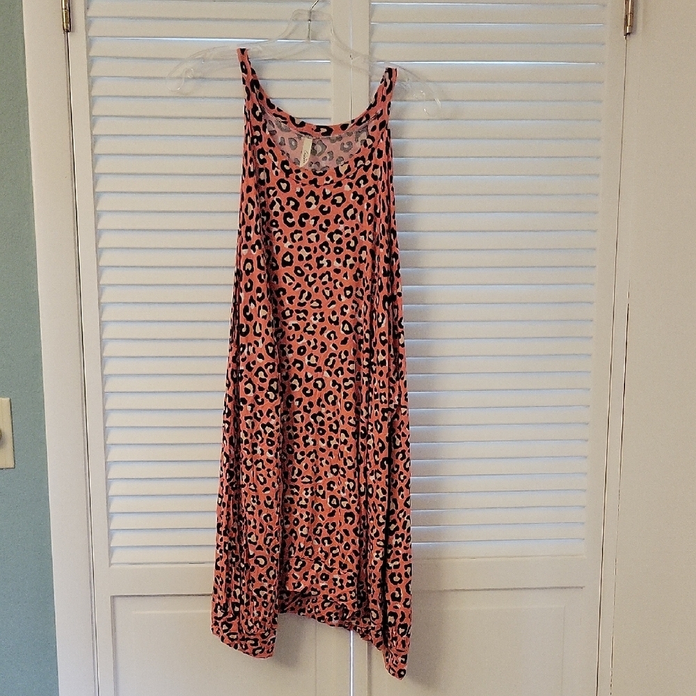 Celeste Pink Leopard Print Blouse